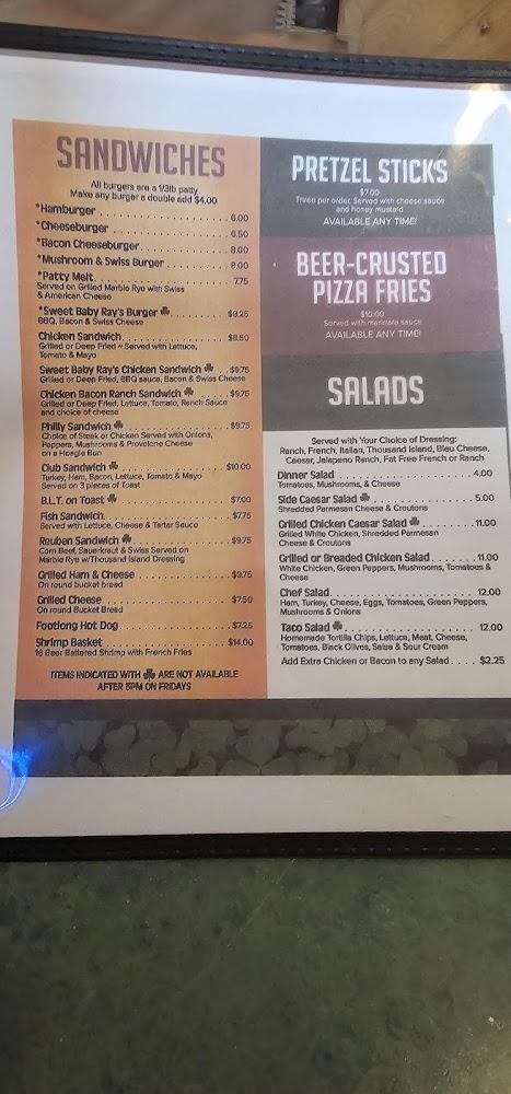 McGuire's Sports Bar & Restaurant Sandwiches